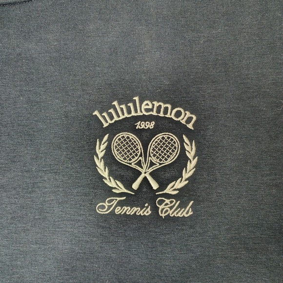 Lululemon Tennis Club Pullover Womens XL Navy Blue Heavyweight Fleece Vancouver - Picture 6 of 11